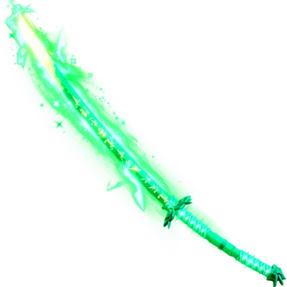 Blade Ball All Server Green Ninja Katana (Finisher)