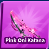 Blade Ball All Server Pink Oni Katana