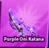 Blade Ball All Server Purple Oni Katana