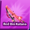 Blade Ball All Server Red Oni Katana