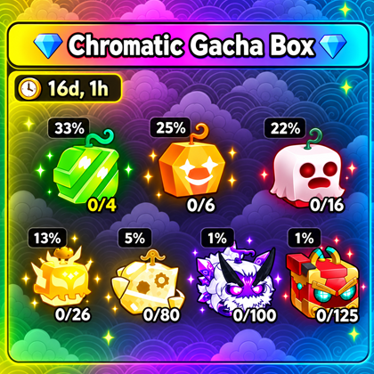 Blox Fruits Items Chromatic Gacha Box
