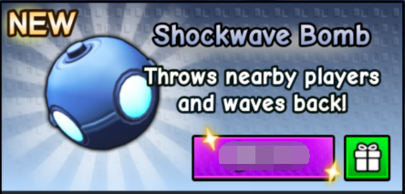 Escape Tsunami For Brainrots Shop Shockwave Bomb
