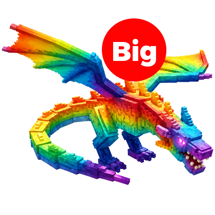 Grow a Garden 2 Shop Big Rainbow Black Dragon
