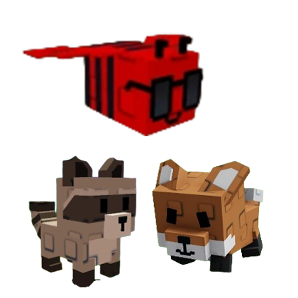 Grow a Garden Items All Server Raccoon + Disco Bee + Red Fox Bundle