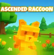 Grow a Garden Items Ascended Raccoon (HUGE) (60-62KG Age 100)