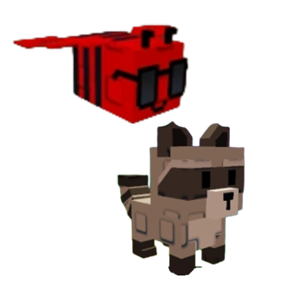 Grow a Garden Items All Server Disco Bee + Raccoon Bundle