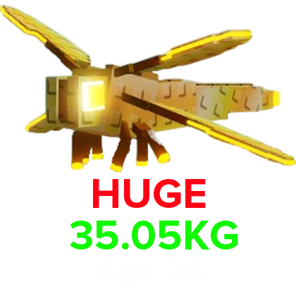 Grow a Garden Items All Server Dragonfly (HUGE) (35.05KG Age 36)