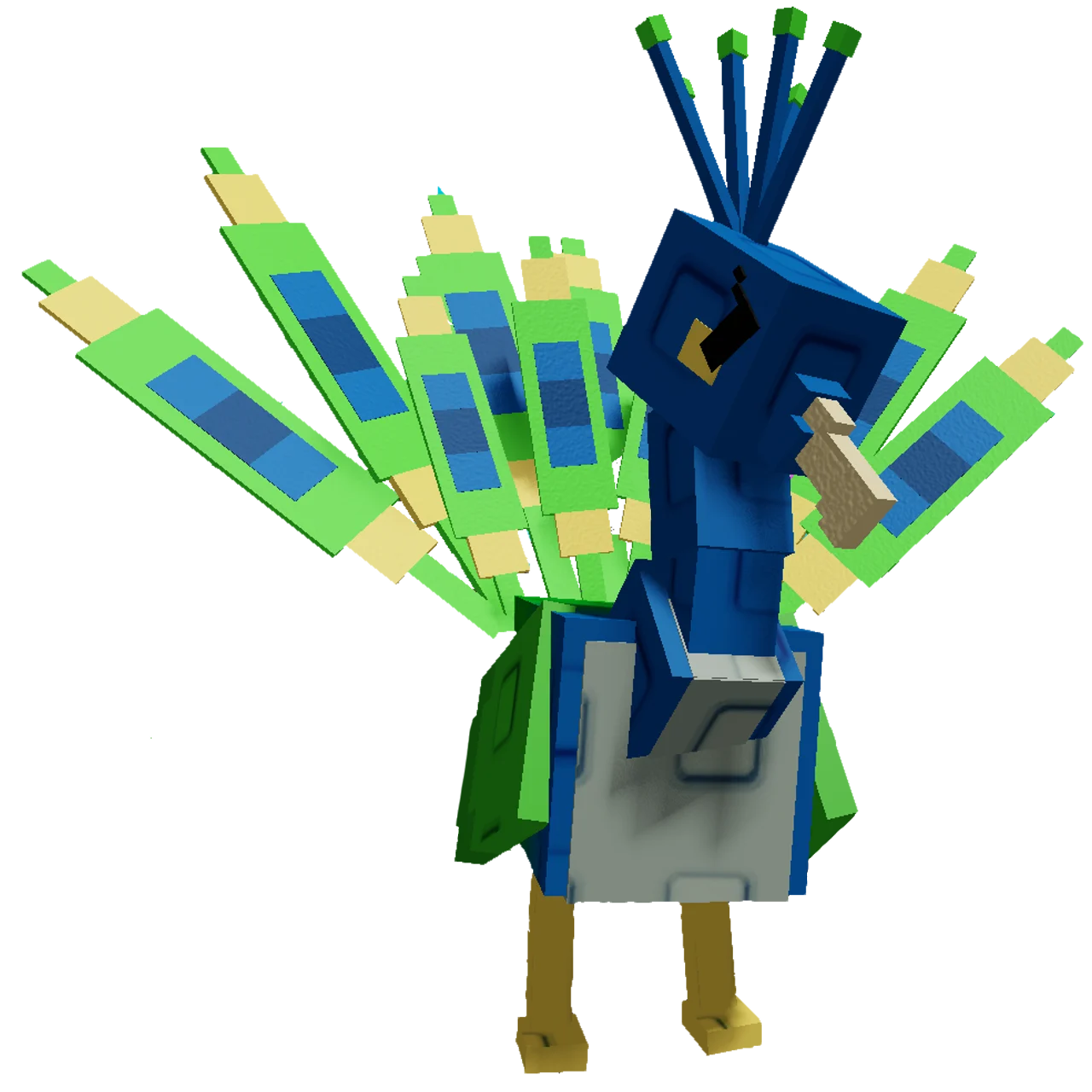 Grow a Garden Items Everchanted Peacock (HUGE) (60-62KG Age 100)