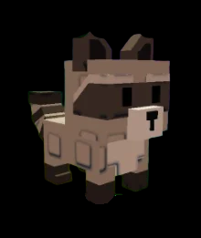 Grow a Garden Items Giantgolem Raccoon (HUGE) (60-62KG Age 100)