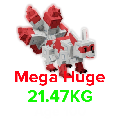 Grow a Garden Items All Server Mega Kitsune (HUGE) (21.47KG Age 100)