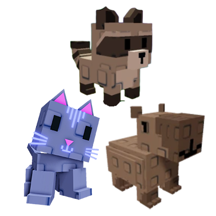 Grow a Garden Items All Server Moon Cat + Raccoon + Capybara Bundle