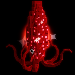 Grow a Garden Items All Server Nightmare Ruby Squid (HUGE) (60-62KG Age 100)