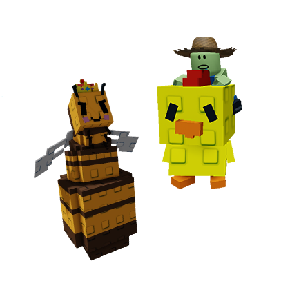 Grow a Garden Items All Server Queen Bee + Chicken Zombie Bundle