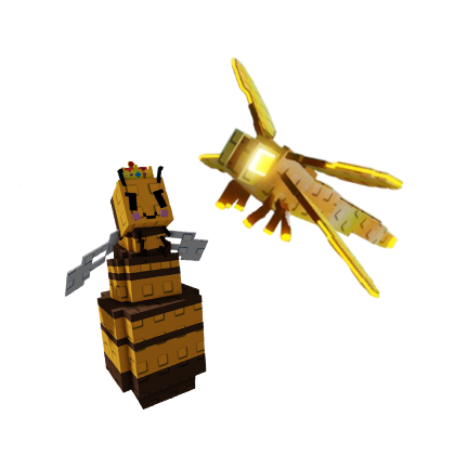 Grow a Garden Items All Server Queen Bee + Dragonfly Bundle