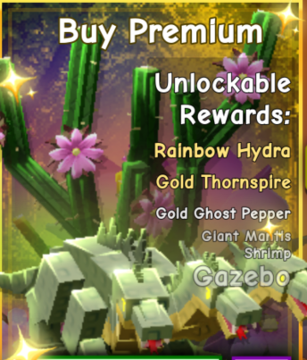 Grow a Garden Items All Server Season 2 Premium Pass(just premium,dont have cliam )