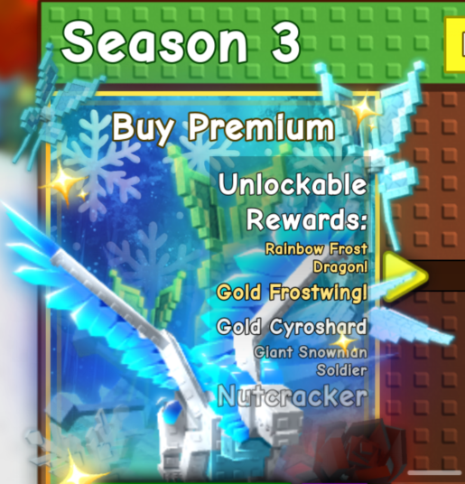 Grow a Garden Items All Server Season 3 Premium Pass(just premium,dont have cliam )