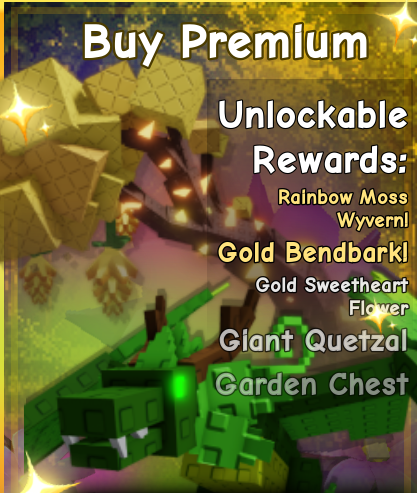 Grow a Garden Items Season 5 Premium Pass(just premium,dont have cliam )