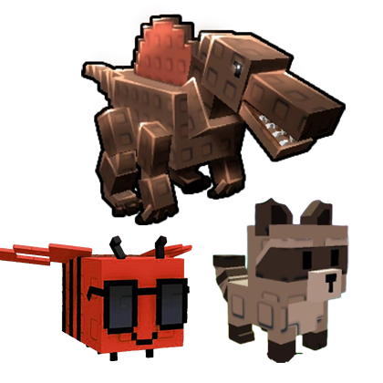 Grow a Garden Items All Server Spinosaurus + Raccoon + Disco Bee Bundle　