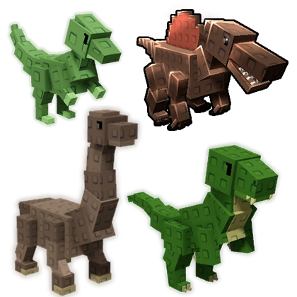 Grow a Garden Items All Server T-Rex + Spinosaurus + Brontosaurus + Raptor Bundle