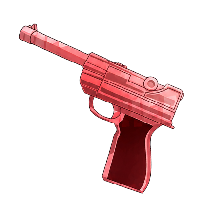 Red Luger Gun