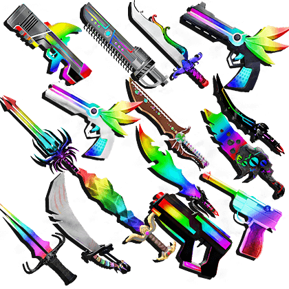 Murder Mystery 2 Items All Server Chroma Weapons Bundle