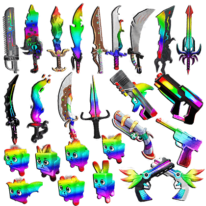 Murder Mystery 2 Items All Server Full Chromas Bundle