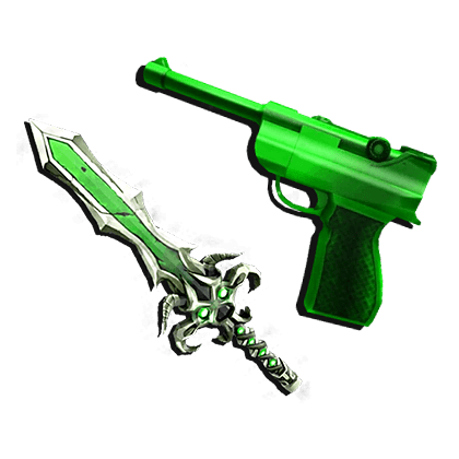Murder Mystery 2 Items All Server Green Luger Bundle