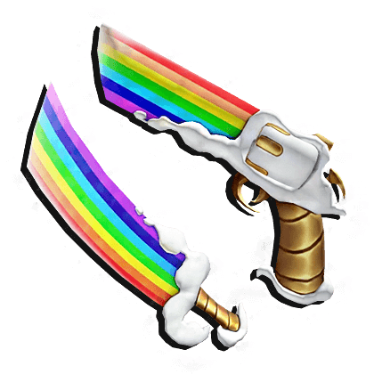 Murder Mystery 2 Items All Server Rainbow Bundle