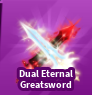 Blade Ball All Server Dual Eternal Greatsword