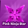 Blade Ball All Server Pink Ninja Star