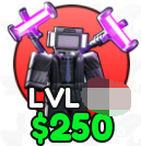 Skibidi Tower Defense Upgraded Large TV Man