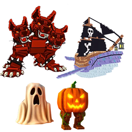 Steal a Brainrot Shop Cerberus ＋Spooky and Pumpky ＋Capitano Moby Bundle