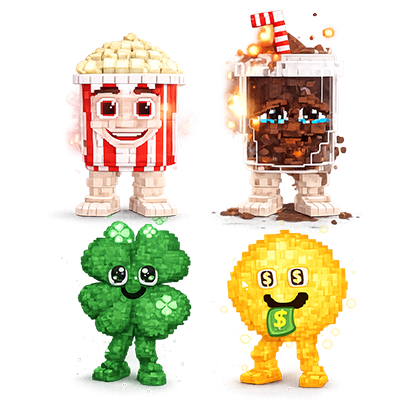 Steal a Brainrot Shop Fortunu and Cashuru + Popcuru and Fizzuru Bundle