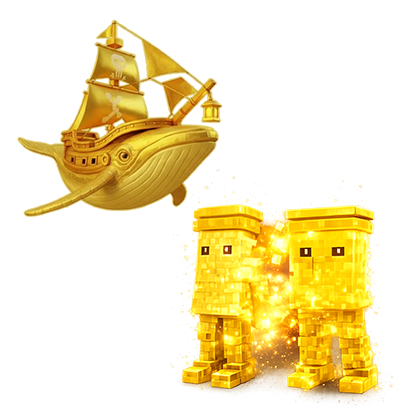 Steal a Brainrot Shop Gold Capitano Moby + Gold Garama and Madundung Bundle