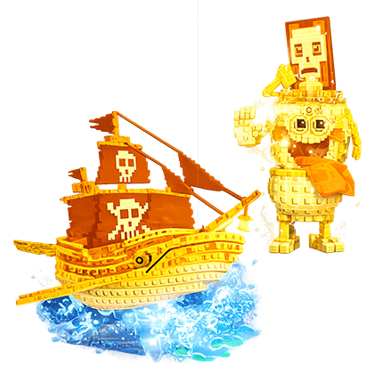 Steal a Brainrot Shop Gold Capitano Moby +　Gold La Secret Combinasion Bundle